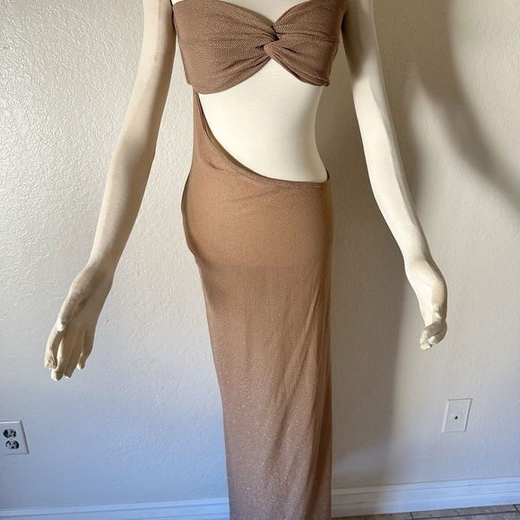 New Lovewave The Majorca Dress in Bronze size M - Picture 9 of 9